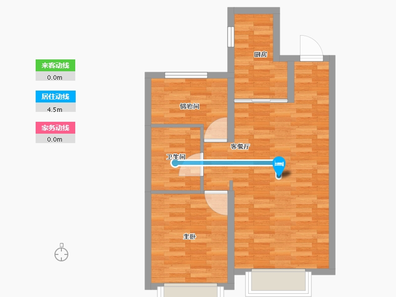 黑龙江省-哈尔滨市-融创公园壹号-68.00-户型库-动静线