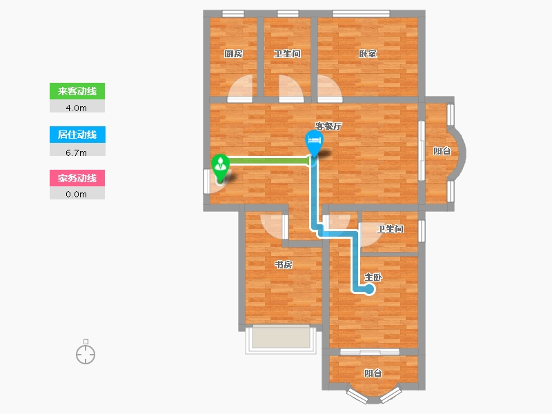 河南省-商丘市-中央城邦-94.93-户型库-动静线