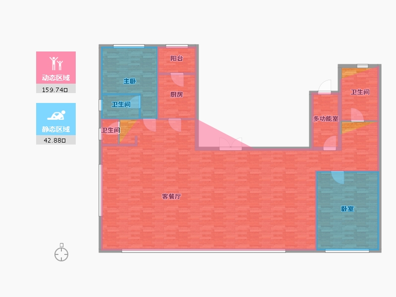 上海-上海市-首创·禧瑞云庭-195.00-户型库-动静分区