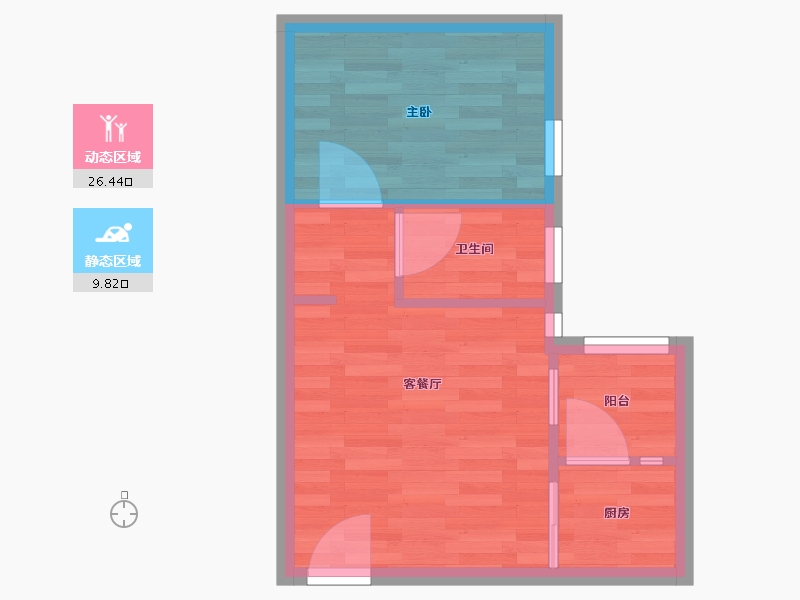 广东省-广州市-宝盛新家园-32.00-户型库-动静分区