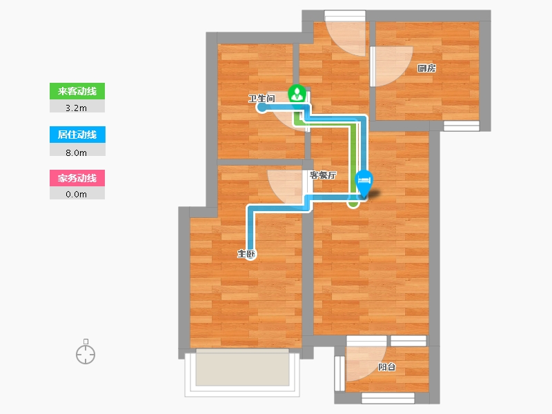 河北省-廊坊市-融创融公馆-37.15-户型库-动静线