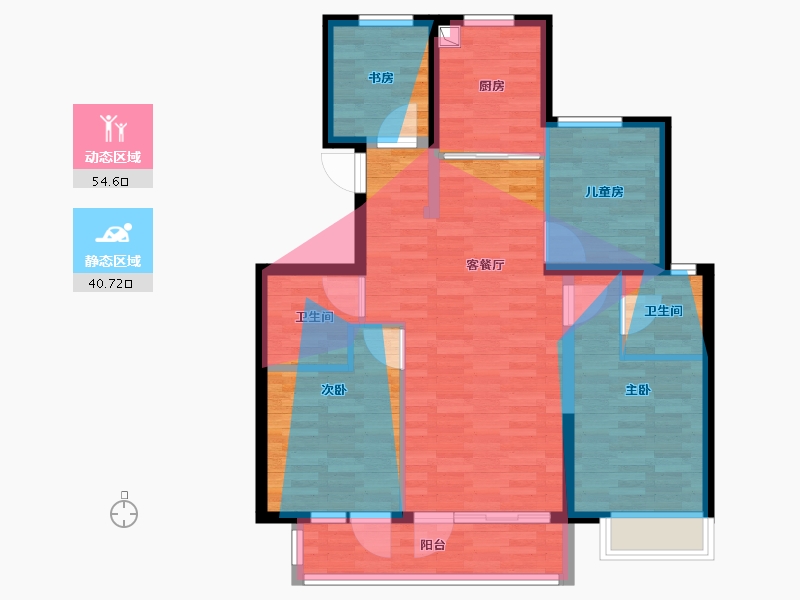 河北省-承德市-悦璟安和-88.00-户型库-动静分区