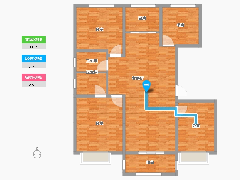 河南省-濮阳市-金典棠颂府-117.00-户型库-动静线