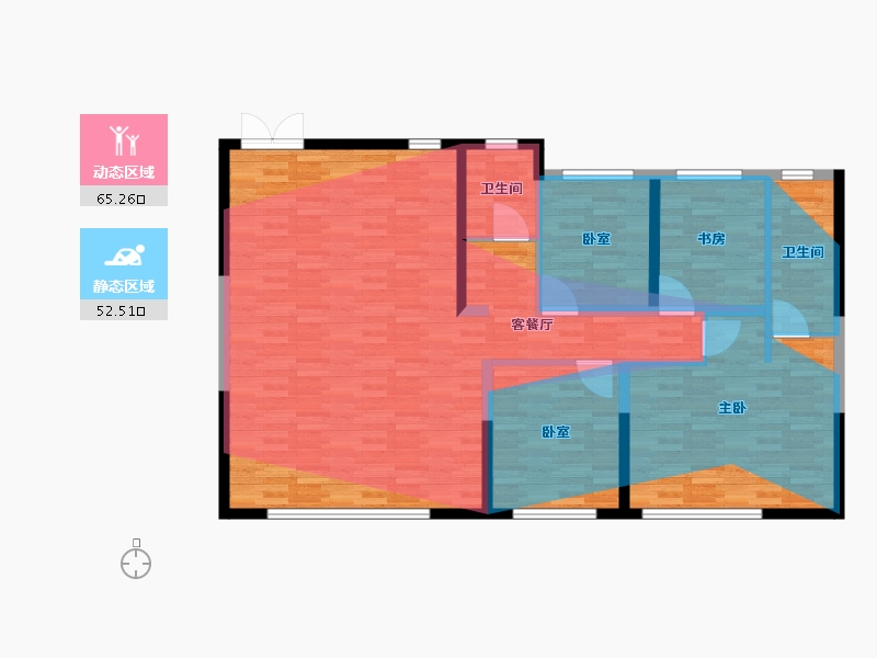 河北省-石家庄市-保利天汇华章-121.24-户型库-动静分区