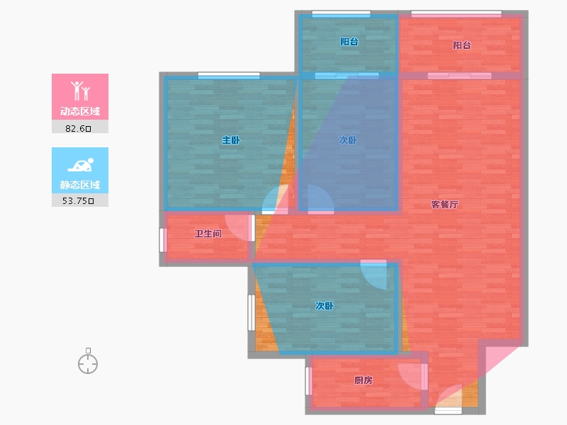 河南省-三门峡市-水岸明珠-116.00-户型库-动静分区