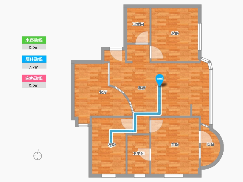 福建省-厦门市-嘉隆-93.60-户型库-动静线