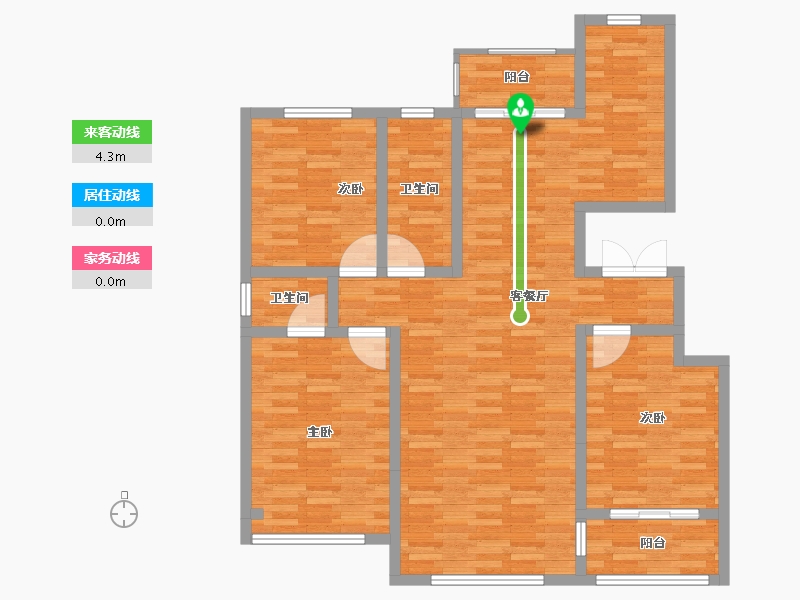 甘肃省-嘉峪关市-远东华府-109.42-户型库-动静线