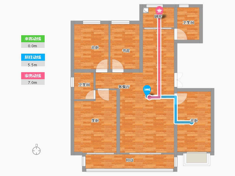 河北省-保定市-汇源小区-113.10-户型库-动静线