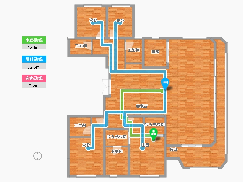 浙江省-宁波市-轨交缦岛-205.13-户型库-动静线