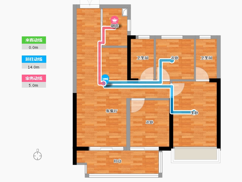 河南省-洛阳市-名湾望山岳-81.20-户型库-动静线