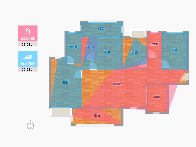 广东省-佛山市-依云华府-二期-119.20-户型库-动静分区