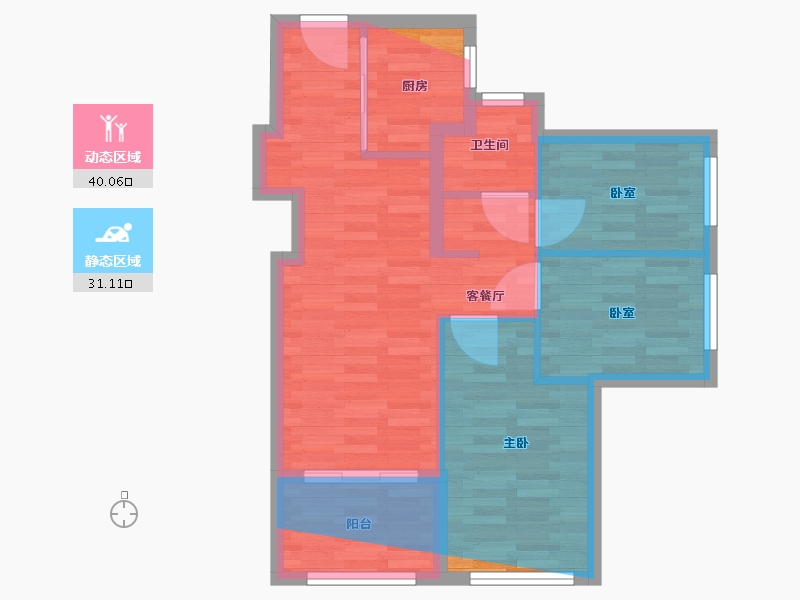 广东省-深圳市-前海未来城-61.39-户型库-动静分区