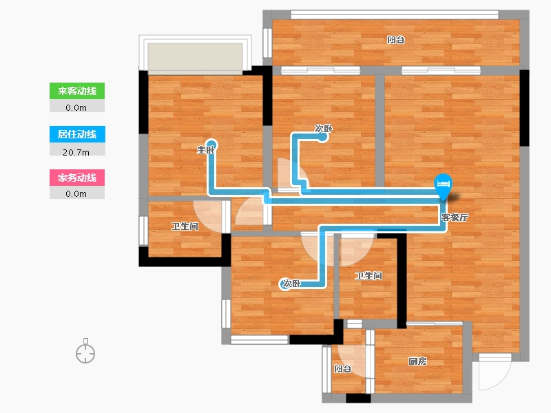 四川省-内江市-创宇紫金天成-75.50-户型库-动静线