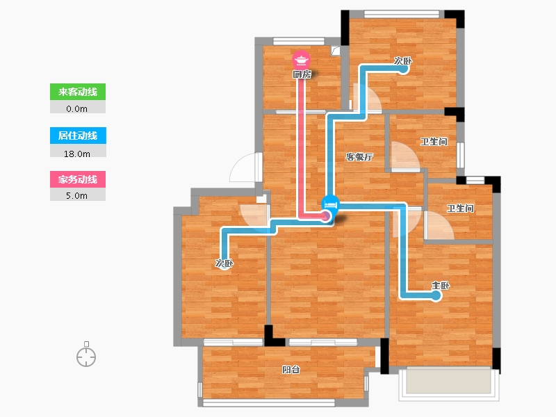 浙江省-台州市-文德上院-81.76-户型库-动静线