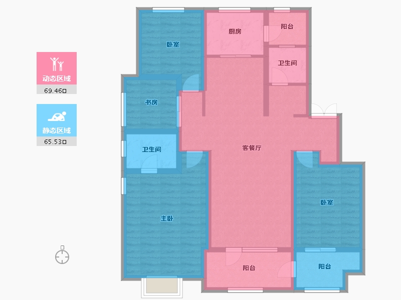 山东省-日照市-天宁君悦府南区-120.27-户型库-动静分区