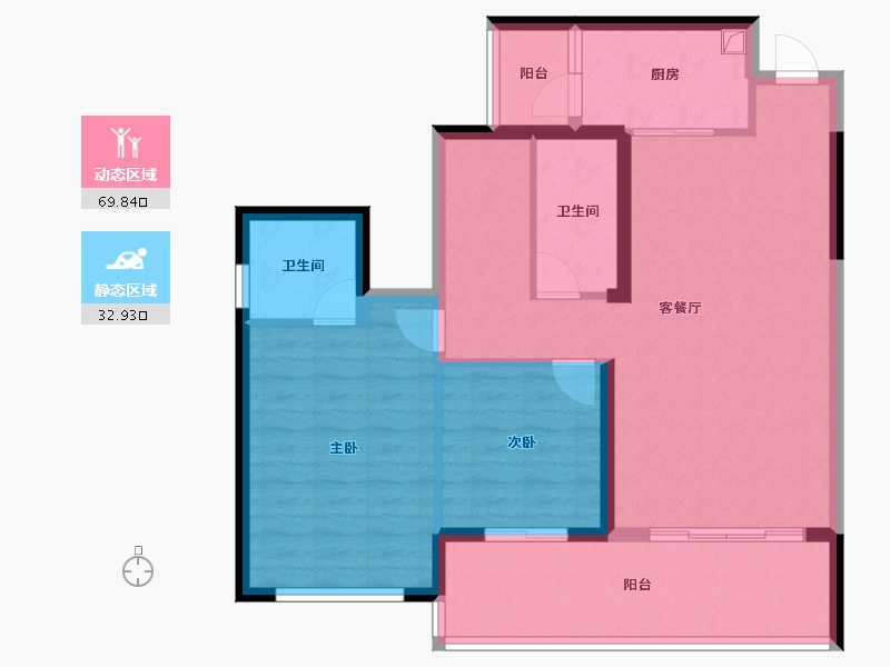 贵州省-六盘水市-新能绿城-91.20-户型库-动静分区