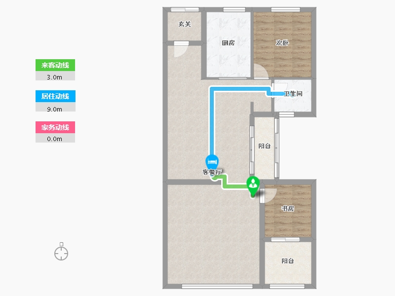 安徽省-滁州市-南京湾锦绣香江-188.47-户型库-动静线