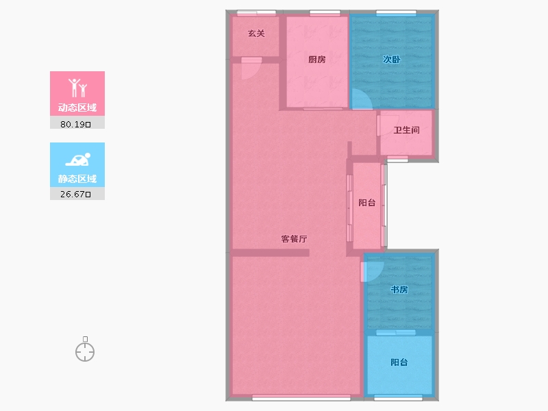 安徽省-滁州市-南京湾锦绣香江-188.47-户型库-动静分区