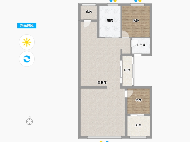 安徽省-滁州市-南京湾锦绣香江-188.47-户型库-采光通风