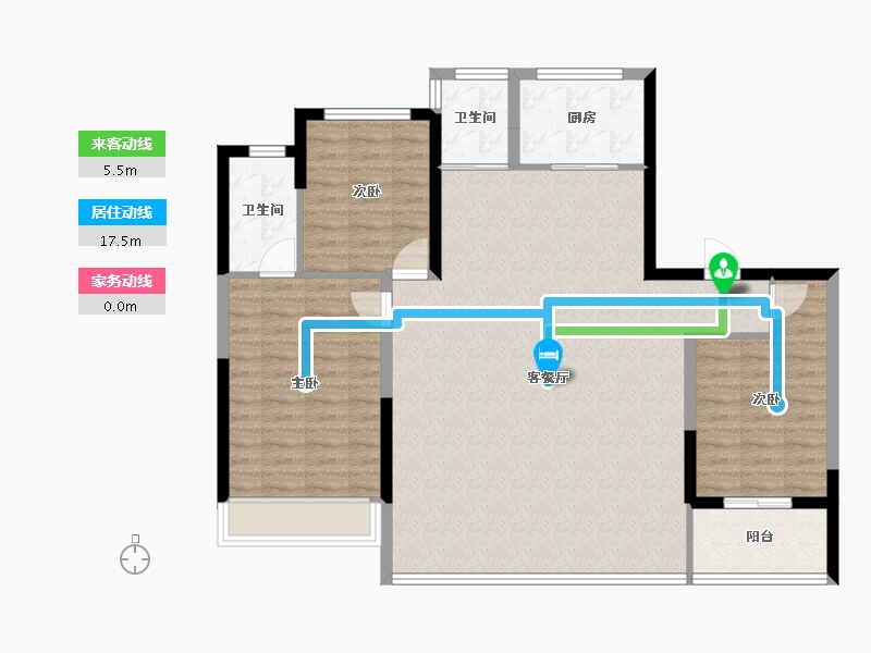 河南省-许昌市-楠山印-164.00-户型库-动静线