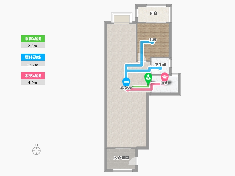 福建省-漳州市-鑫荣嘉园-71.47-户型库-动静线