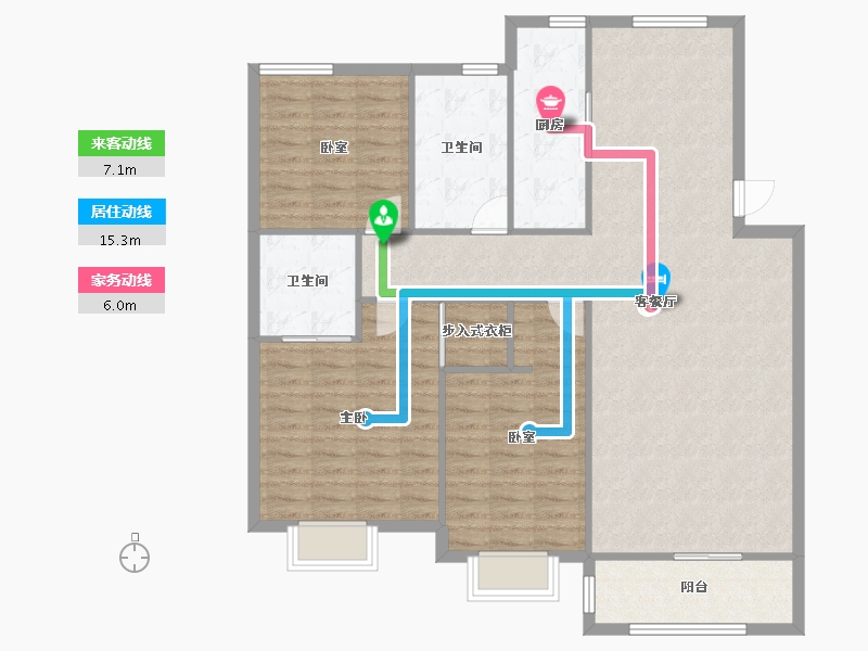 浙江省-绍兴市-瓜渚风情-122.00-户型库-动静线