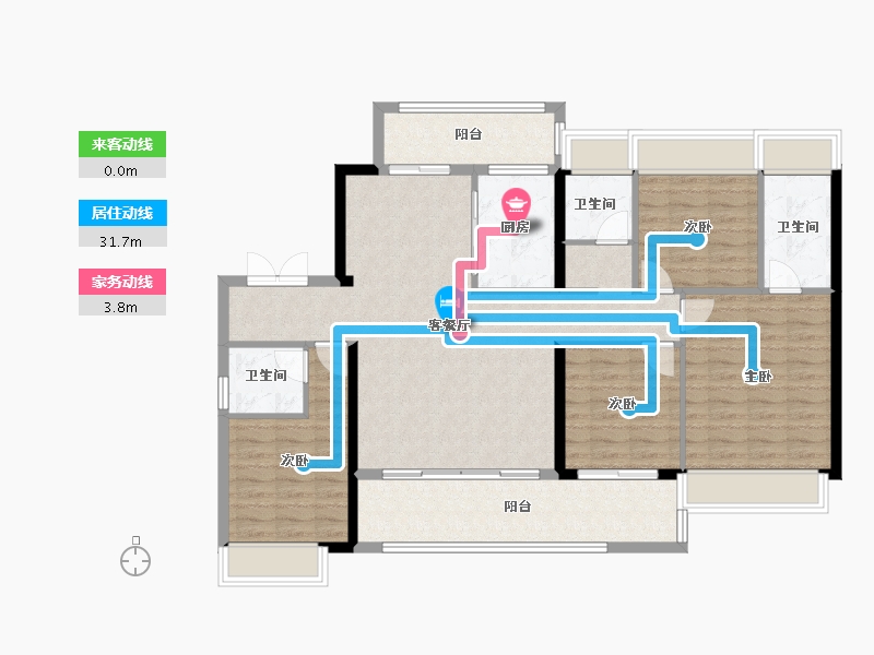 广西壮族自治区-柳州市-中国铁建国际城-116.00-户型库-动静线