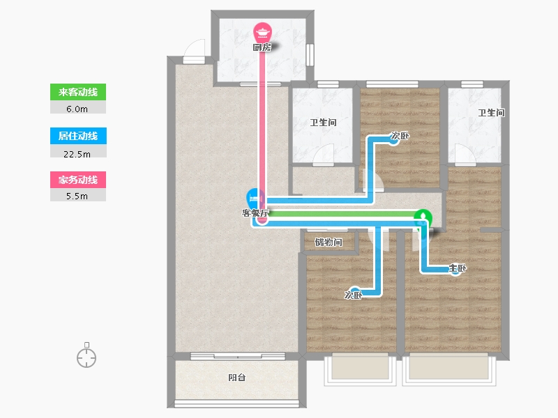 河北省-邢台市-剑桥生活大师-100.00-户型库-动静线