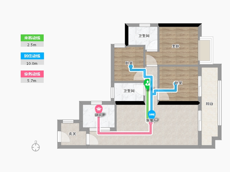 广东省-广州市-中建海丝城-80.00-户型库-动静线