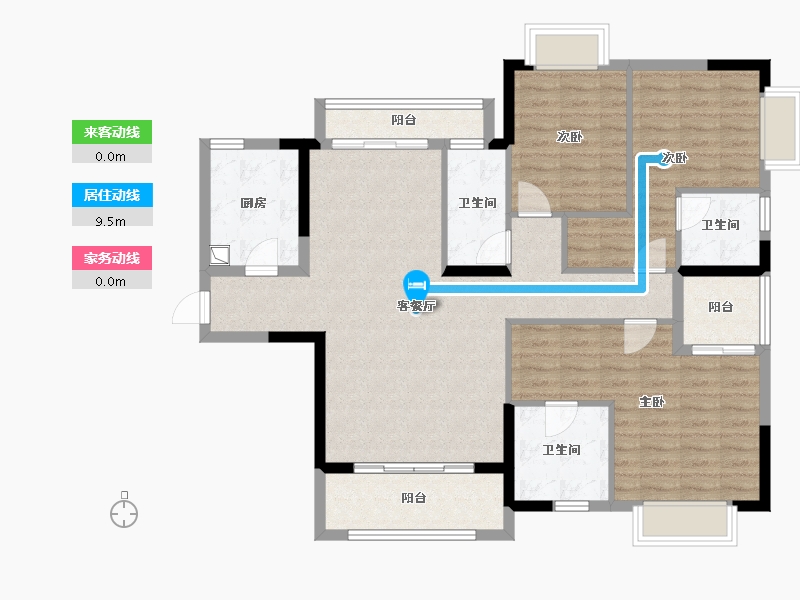 广东省-江门市-中业新城-112.80-户型库-动静线