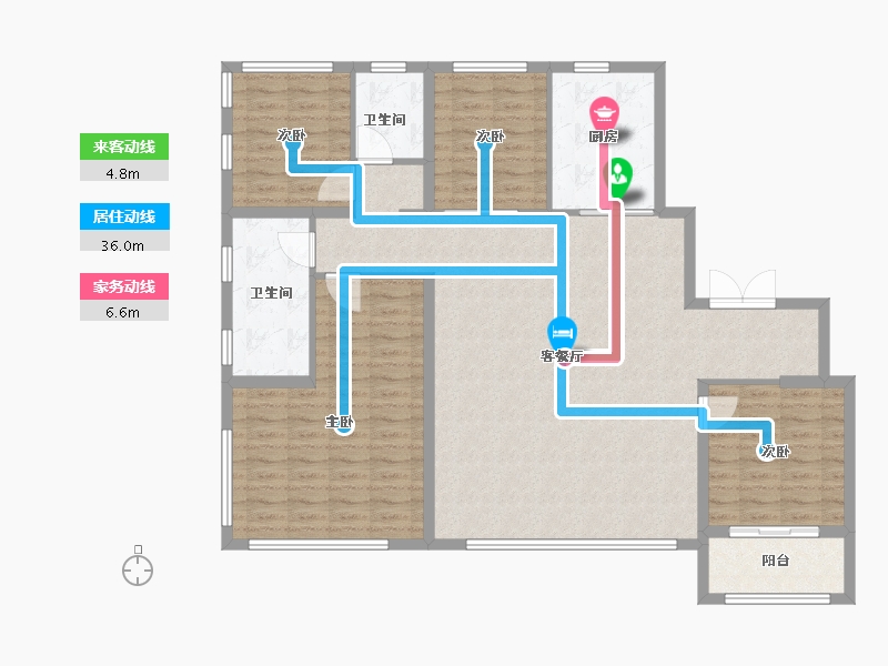 湖北省-武汉市-建发璞玥-131.20-户型库-动静线