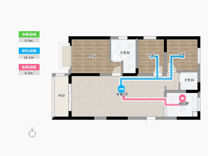 山西省-晋城市-中原盛世城-80.00-户型库-动静线