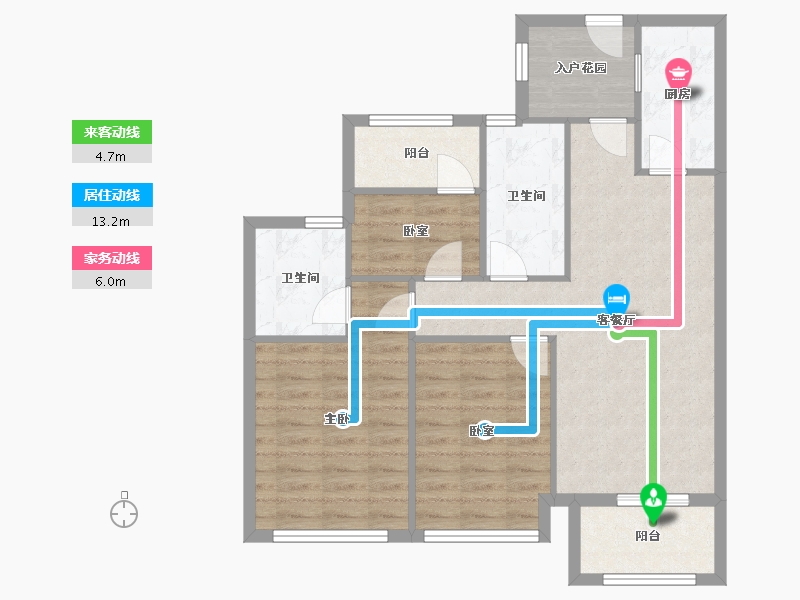 广东省-中山市-华发四季-82.40-户型库-动静线