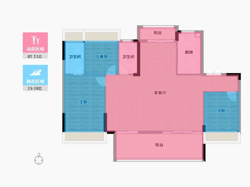 江西省-南昌市-南昌金晓咏荷-114.49-户型库-动静分区