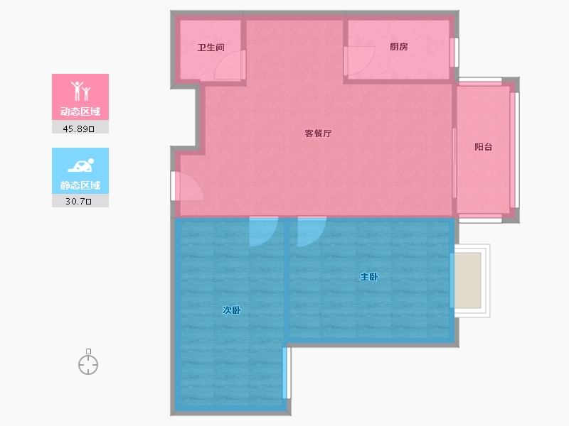 河南省-新乡市-天安名邸-79.20-户型库-动静分区