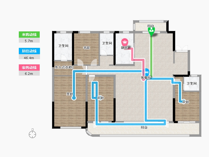 山东省-滨州市-建大悦府-211.20-户型库-动静线