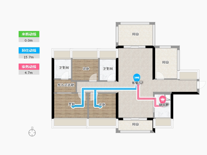 广东省-中山市-阳光城悦澜府-91.20-户型库-动静线