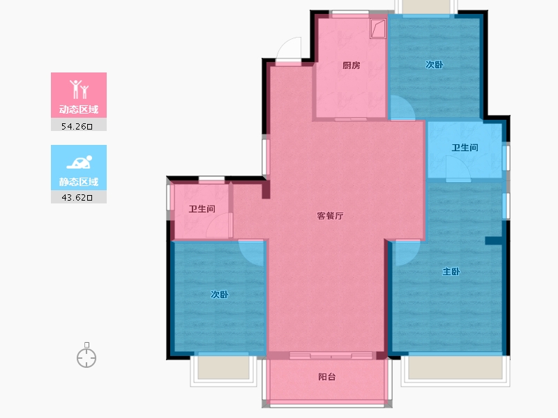 江苏省-无锡市-预约天成-97.00-户型库-动静分区