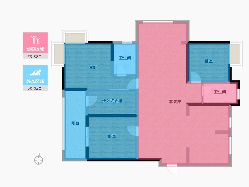 江苏省-南通市-保利香槟国际-118.40-户型库-动静分区