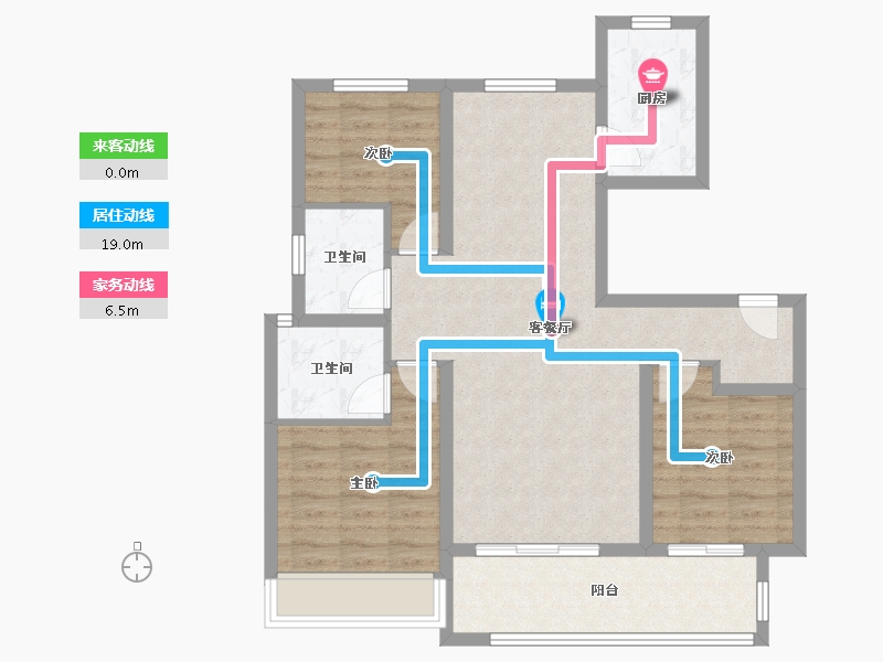 安徽省-宣城市-和顺江南府-88.00-户型库-动静线