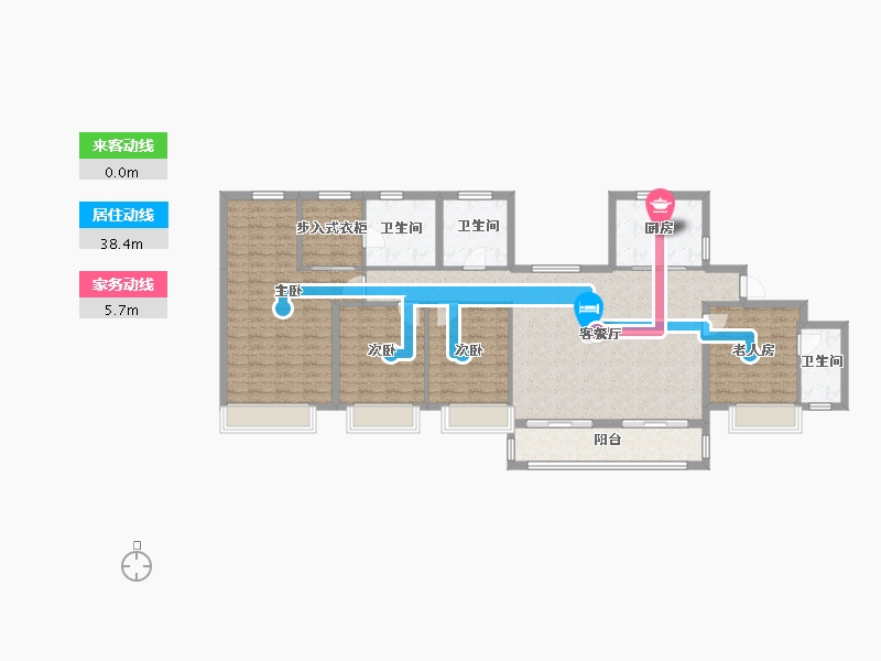 江苏省-宿迁市-佳源壹号院-149.60-户型库-动静线