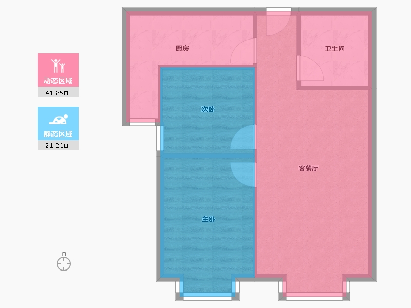 河北省-廊坊市-锦绣华庭-59.00-户型库-动静分区