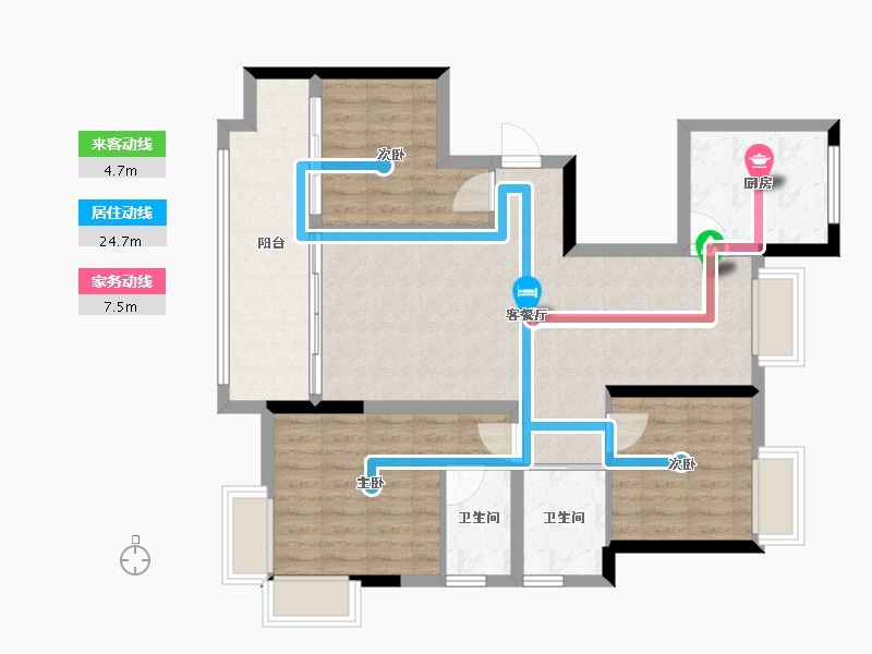 江西省-上饶市-力高阳光首府-92.53-户型库-动静线