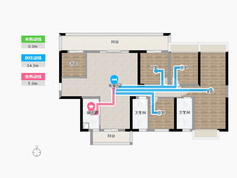 广西壮族自治区-钦州市-绿地交投白石湖-180.00-户型库-动静线