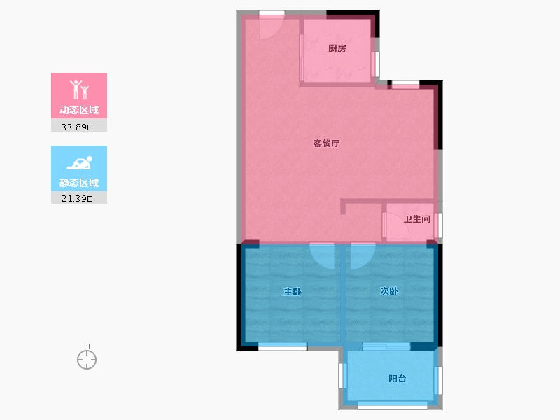 福建省-福州市-恒荣广场-49.60-户型库-动静分区