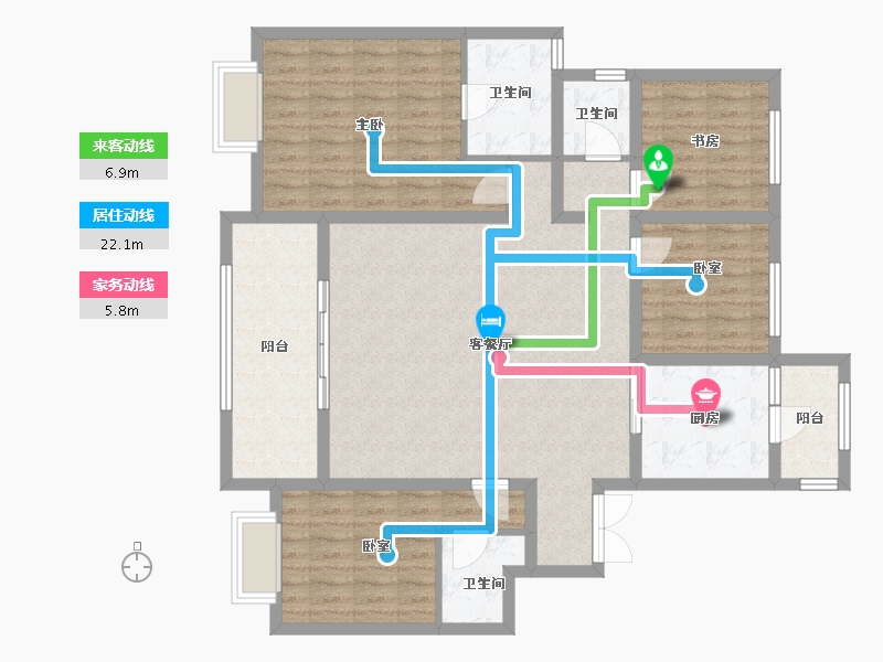 河北省-邢台市-万腾御景城-120.00-户型库-动静线