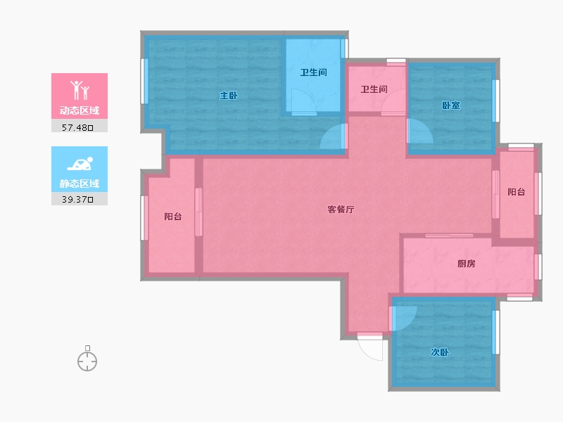 江西省-南昌市-新建城B4区-86.12-户型库-动静分区