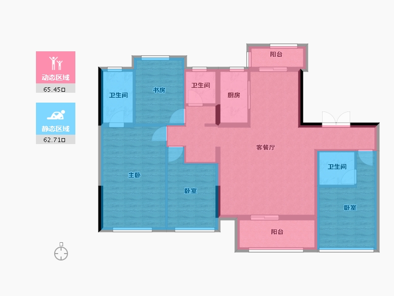 福建省-莆田市-柒号院-115.20-户型库-动静分区