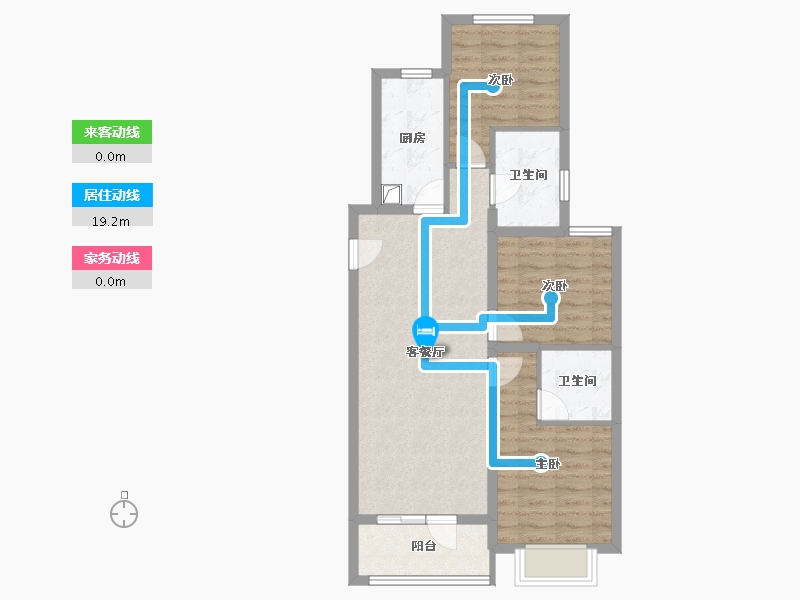 河北省-廊坊市-金融街金悦府-87.20-户型库-动静线