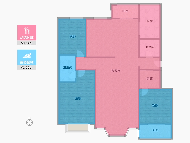 山东省-济南市-庆馨家园-141.60-户型库-动静分区